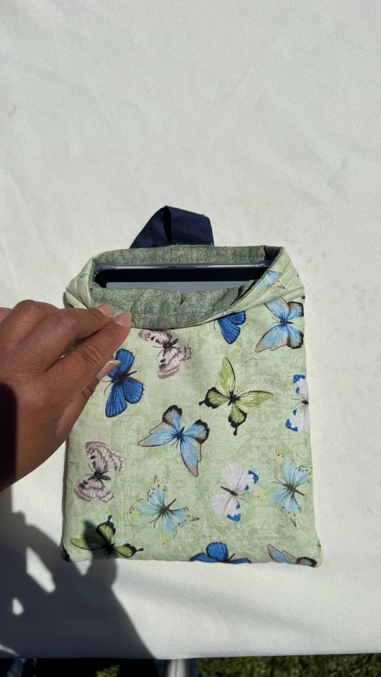 Flying Butterfly Kindle Sleeve — (Without front Pocket)