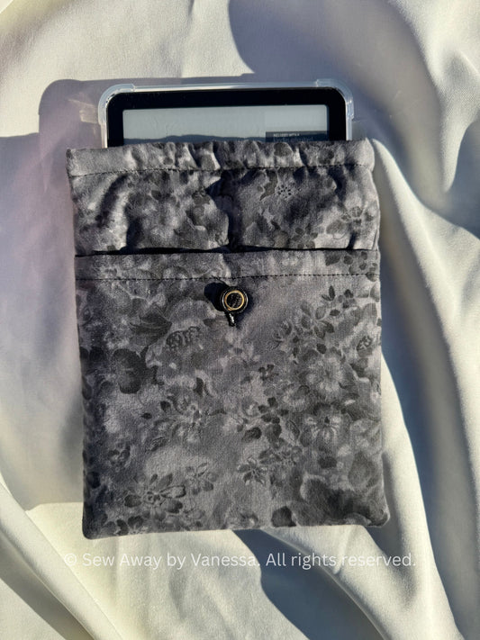 Our all-in-one Kindle sleeve- handmade designed fits Kindle paperwhite, color soft -Nigh- (with front pcket)