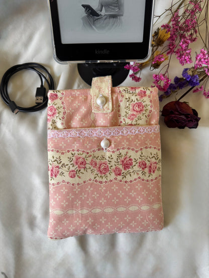 Rose Garden All-in-One Kindle Sleeve with Front Pocket