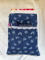 Ditsy Floral Denim  Hardback Book Sleeve