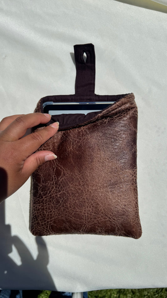 Brown Classic Kindle Sleeve — (Without front Pocket)