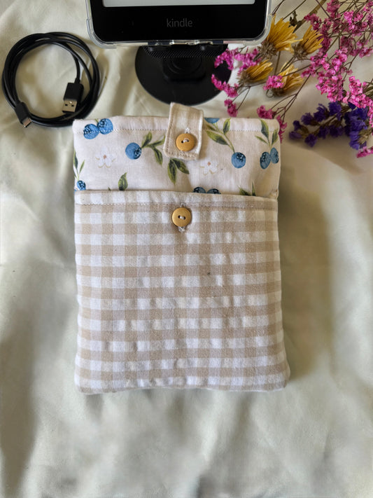 Blueberry Muffins All-in-One Kindle Sleeve with Front Pocket