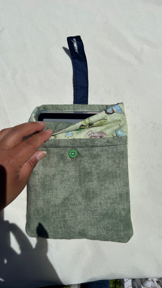 Butterfly's All-in-One Kindle Sleeve-(with front pocket)