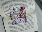 Garden Roses Handmade Fabric Bookmark