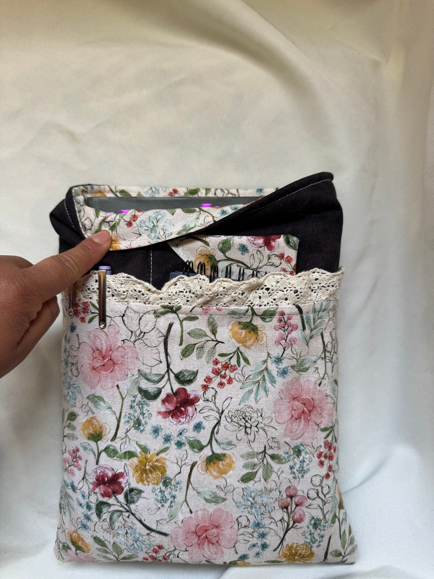 Timeless Flowers Large Hardback Book Sleeve