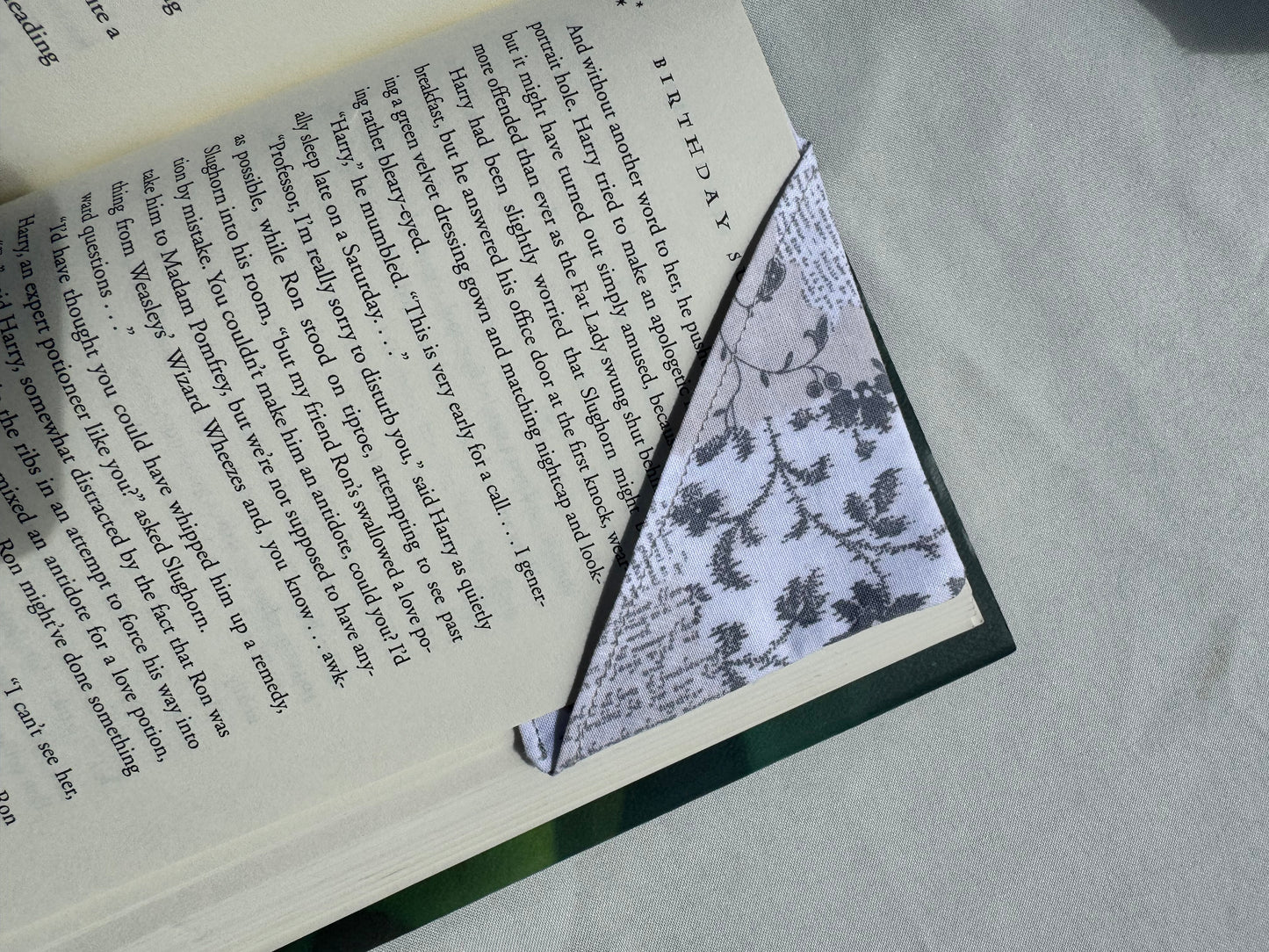 Reputation Handmade Fabric Bookmark