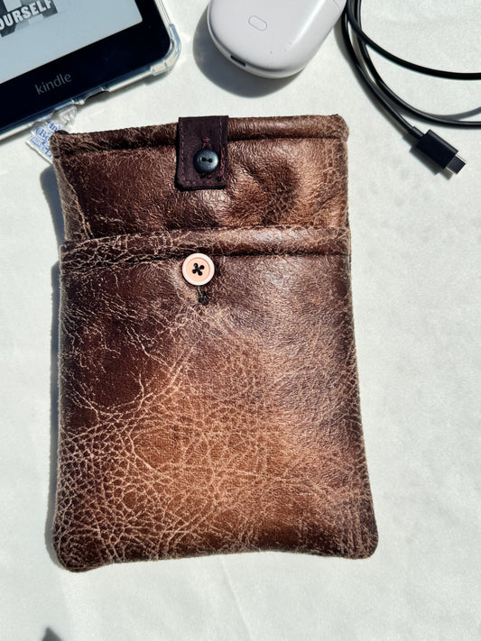Soft Pink Kindle Sleeve — (With front Pocket)