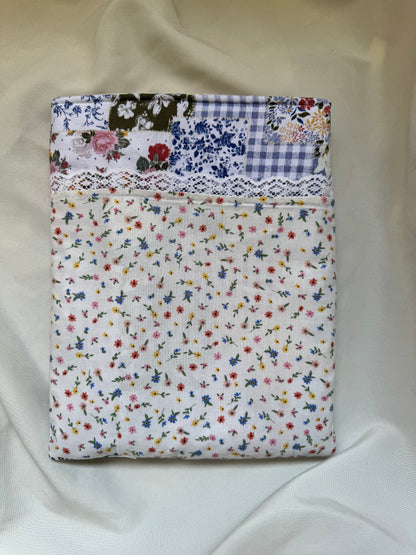 Wildflowers Patches Large Hardback Book Sleeve