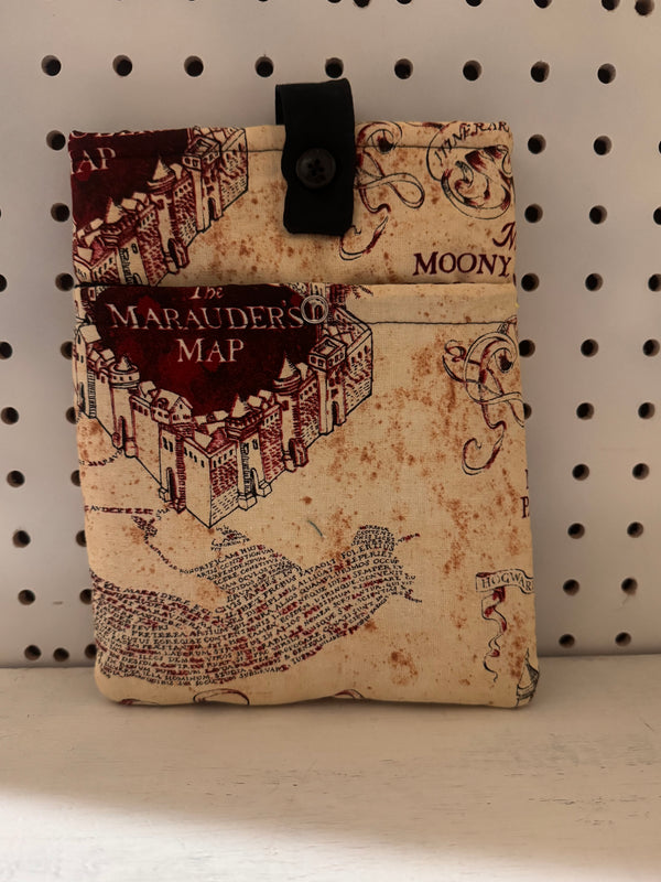 Our all-in-one Kindle sleeve- handmade designed fits Kindle paperwhite, color soft - Wizard Map