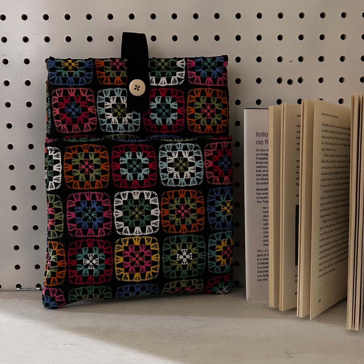 Granny Squares Large-Hardback book sleeves