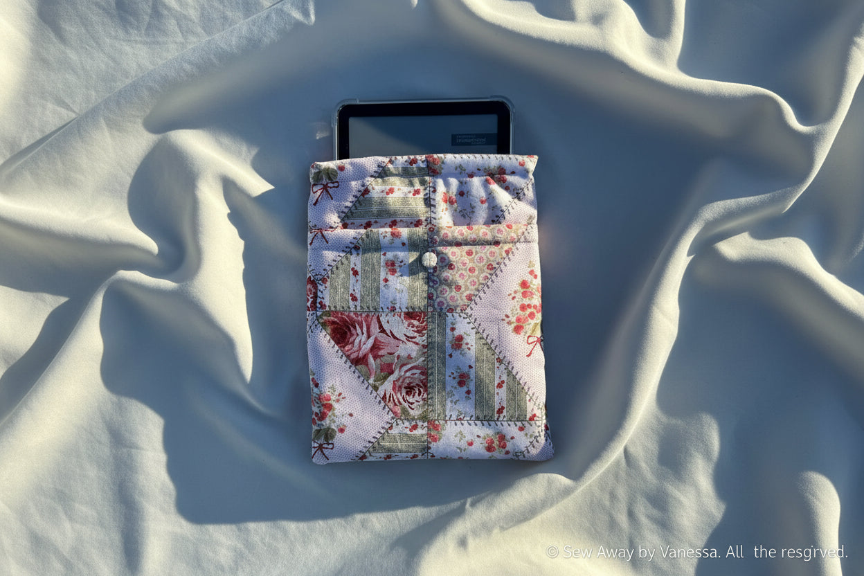 Rose Garden All-in-One Kindle Sleeve- (with front pocket)