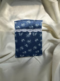 Blue Ditsy Floral Denim E-Reader