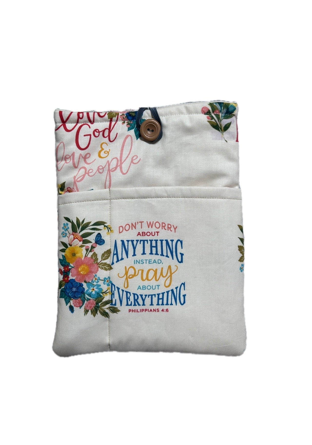Paperback book sleeves- Pray about everything sleeves