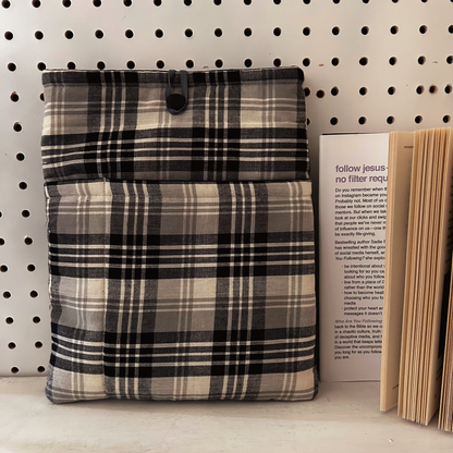 hardback book sleeve- Soft Stone Large sleeves