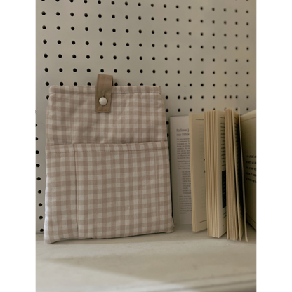 hardback book sleeves- Snuggle Squares Large sleeves