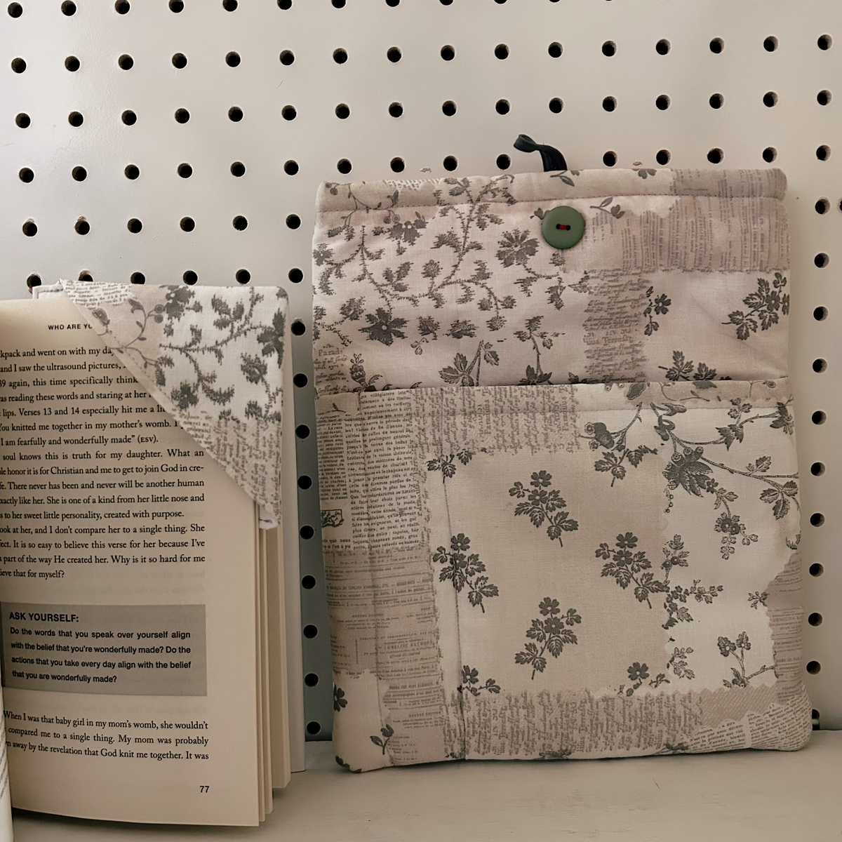 Flower paper Hardback Book Sleeve