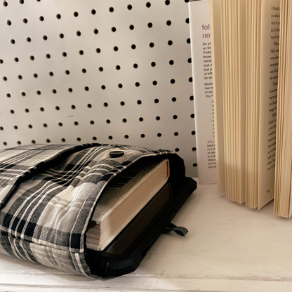 hardback book sleeve- Soft Stone Large sleeves