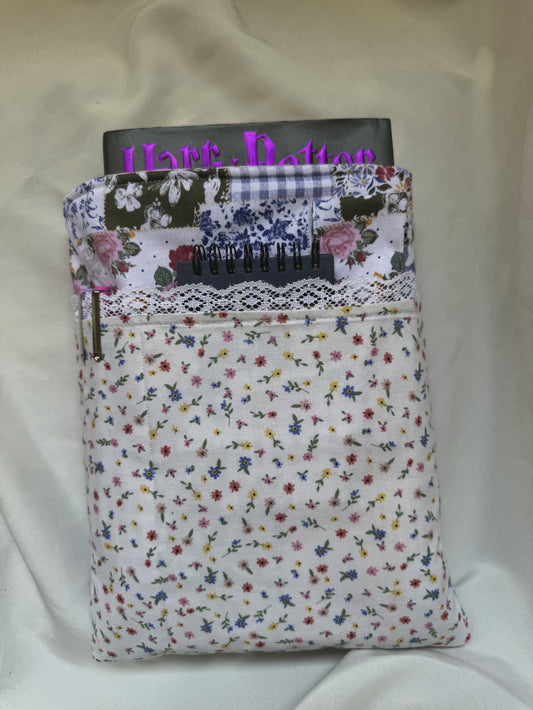 Wildflowers Patches Large Hardback Book Sleeve