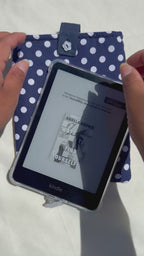 Polka Dots E-Reader Sleeve — (without front Pocket)