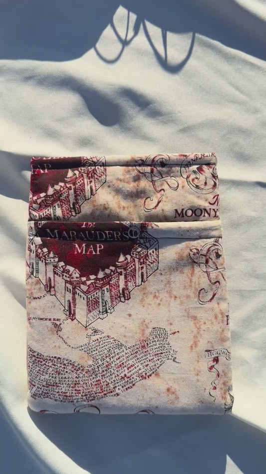 Our all-in-one Kindle sleeve- handmade designed fits Kindle paperwhite, color soft - Wizard Map