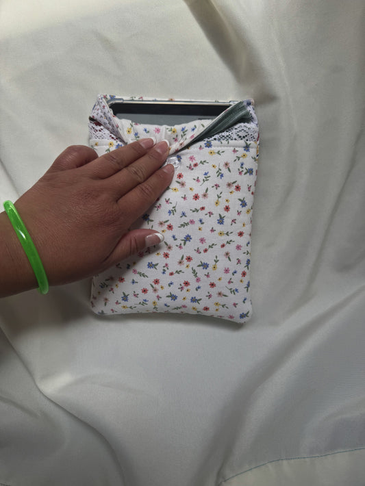 Wildflower Patches All-in-One Kindle Sleeve- (with front pocket)